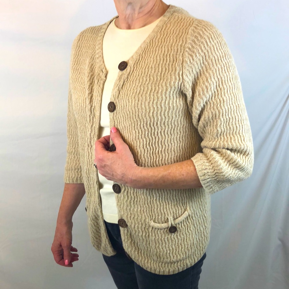 Christopher & Banks Tan Cardigan